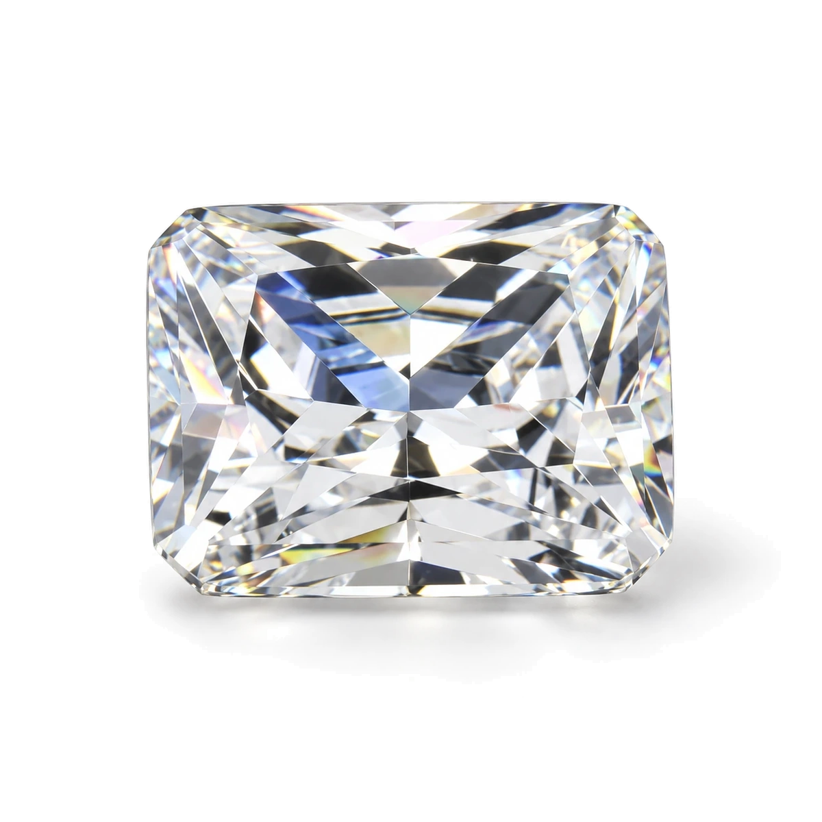 Colourless Octagon Cubic Zirconia — AI-generated product image