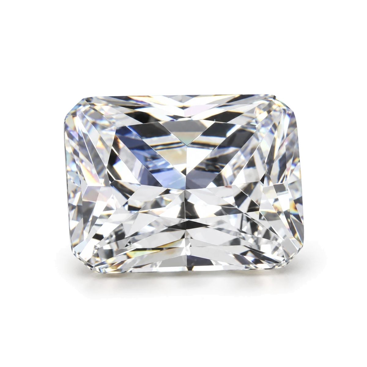 Colourless Octagon Cubic Zirconia — AI-generated product image