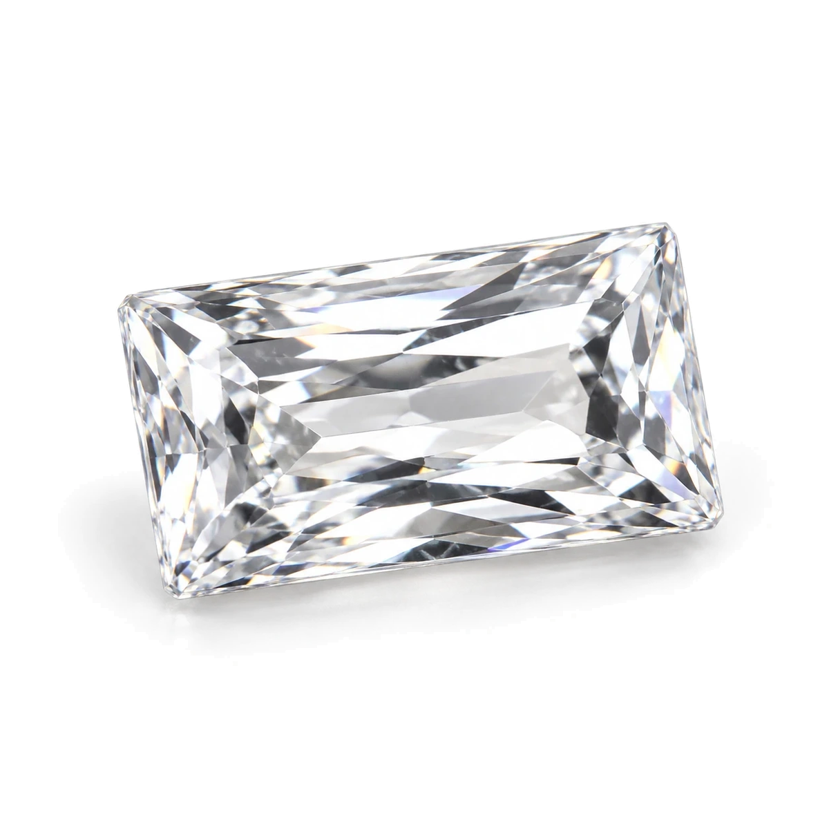 Colourless Rectangle Cubic Zirconia — AI-generated product image