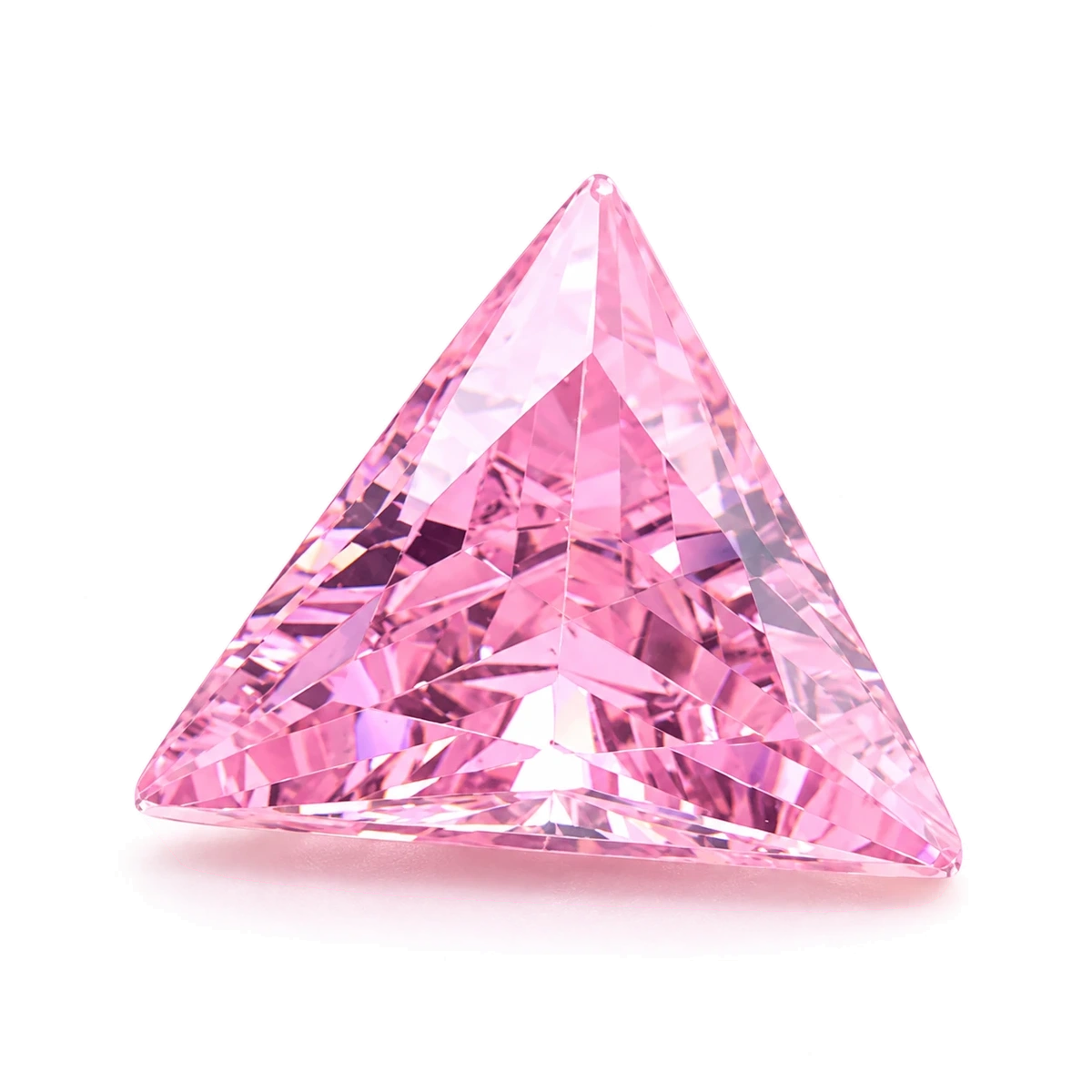 Pink Triangle Cubic Zirconia — AI-generated product image